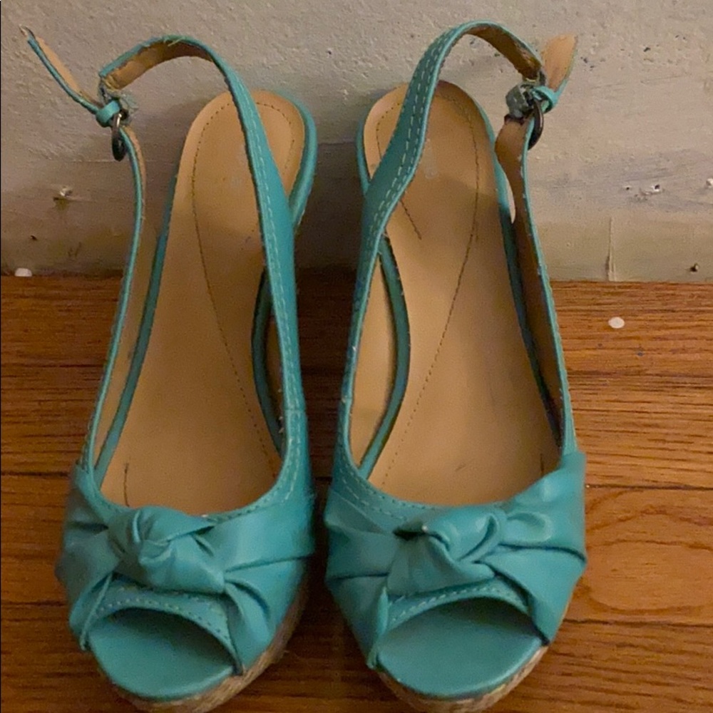 Blue heels